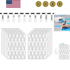 White Cable Labels, 300 Wire Label Tags for Electronics, Printable Cord Labe…