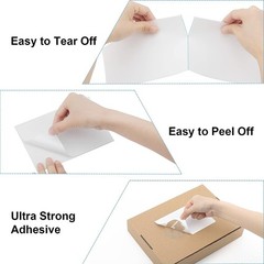 2000 Fanfold 4×6 Thermal Shipping Labels Mailing Address For Zebra Rollo Printer