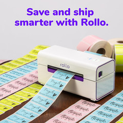 Direct Thermal 2X1 Sticker Labels – Roll of 1,000 Pink Thermal Labels – Multi-Pu