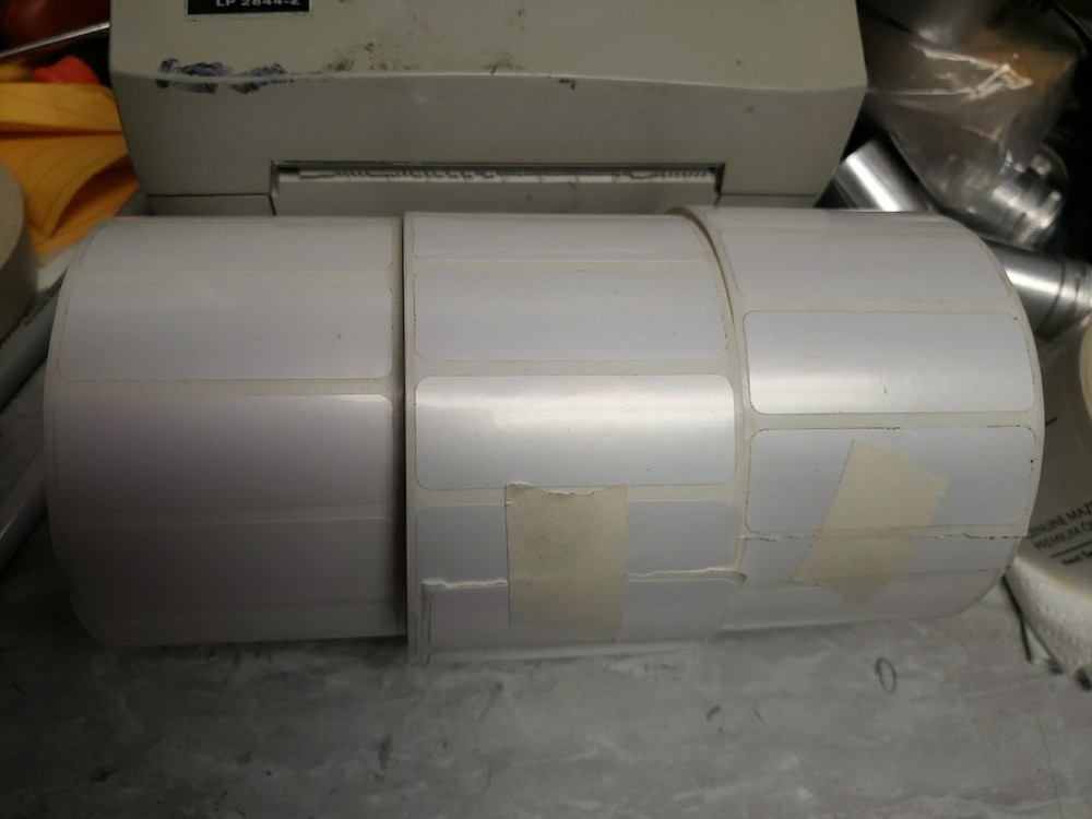 1 1/2 x 1 Direct Thermal Barcode / Holographic Thermal Sticker labels free ship