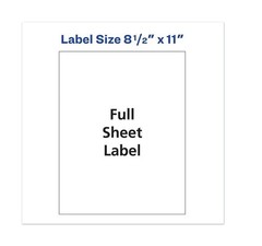 Avery Copier Mailing Labels, Copiers, 8.5 x 11, White, Choose Your Count.