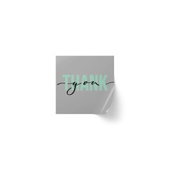 Label Sticker Rolls, Thank You Sticker Roll, Square Stickers, Packaging Labels,