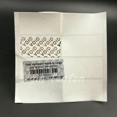 1000 Warranty Void BAR-CODE Hologram Security Label Stickers Tamper Evident Seal