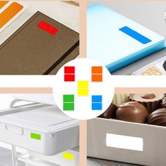 12 Sheets/Pack Color Coding Labels Rectangular Moving Labels Moving Sticker