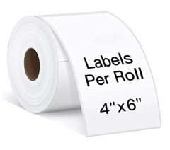 40 Rolls 4×6 Direct Thermal Shipping Labels – 250 per roll – 10000 labels