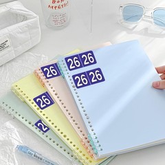 500Pcs 2026 Stickers, 3/4X1-1/2 Inch File Folder Labels 26 Colored Sel