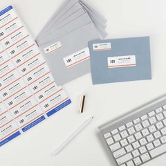 1″ x 2-5/8″, Paper, Matte White, Laser, Sure Feed, 750 Labels (5260)