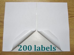 200 Shipping Labels Blank Self Stick Paper for printing USPS UPS eBay Postage