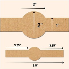 750 Brown Kraft Soap Labels – Printable, Laser/Inkjet