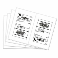 4000 Premium 8.5″ X 5.5″ Half Sheet Self Adhesive Shipping Labels Rounded Corner