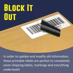 3″ X 1″ Direct Thermal Label, Permanent Adhesive Barcode Shipping Labels & Compa