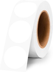 1 Inch White Dot Stickers 500 Pcs Round Color Coding Labels Self Adhesive Dots
