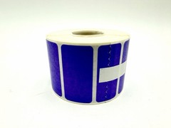 Rollo Direct Thermal 2×1 Barcode Labels – Roll of 1,000 Thermal Labels Purple