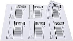 6 up 3-1/3″ x 4″ Sticker Labels Shipping Address Labels for Laser/Inkjet Prin…