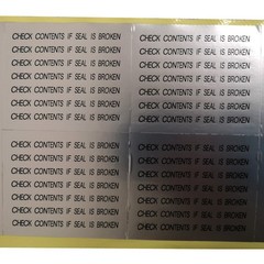 100x CHECK CONTENTS IF SEAL IS BROKEN for Acer Laptop Label Stickers Sealing