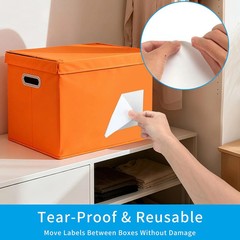 150Pcs 4X6 Inch Large Labels for Storage Bins, Waterproof Moving Labels for Boxe