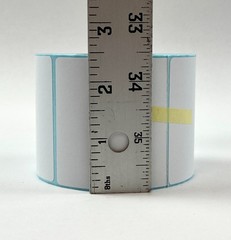 Self Adhesive Label Sticker Blank White Thermal Roll Sticky Lot of 5