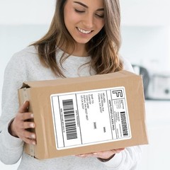500 Full Sheet Shipping Labels 8.5″x11″ Self Adhesive Blank Label Laser & Inkjet