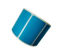 3×2 Blue Direct Thermal Labels Zebra Permanent Adhesive 1″ Core 4 RLS (3,000)