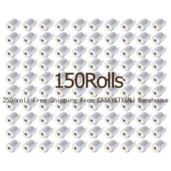 150 Rolls 4X6 Direct Thermal Shipping Barcode Labels for Zebra Eltron 2844 ZP450