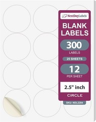 Circle Stickers for Product Packaging – 300