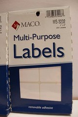 Maco Labels Multi-Purpose Handwrite Square 2×2 in. MS3232 3 packs Moving 2 packs