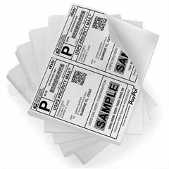 8.5×5.5 Half Sheet Shipping Labels Self Adhesive for Laser & Inkjet Printers US
