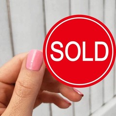 2 Inch Sold Stickers Fluorescent Red Sold Labels – Sold Point of Sale Pricing…
