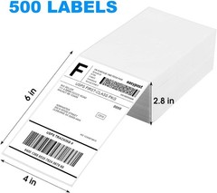 2000 Fanfold 4×6 Thermal Shipping Labels Mailing Address For Zebra Rollo Printer