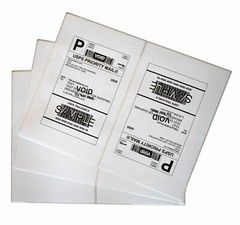 200-4000 Shipping Labels 8.5×5.5 Rounded Corner Self Adhesive 2 Per Sheet Blank