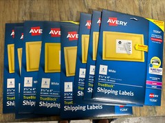 Avery Shipping Address Labels, Laser Inkjet Printers, 60 Labels, 3-1/3×4 Label