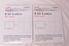 1200 6 UP Labels – 4″ x 3-1/3″ Shipping Address Labels for Laser Inkjet & Copier
