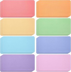 48 Pack Magnetic Dry Erase Labels, 4”x 2” Colorful Name Tags Magnetic Blank…