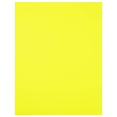 Neon Yellow Half Page Shipping Labels 5.5 x 8.5 Inches 50 Pack