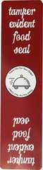InStockLabels Tamper Proof Stickers, 1.5 x 6 Inches, Red, 500 Count Seal Stic…