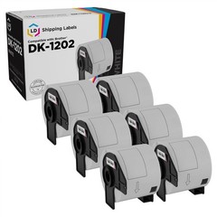 LD Compatible Shipping Label Replacement for Brother DK-1202 2.4 Large, White