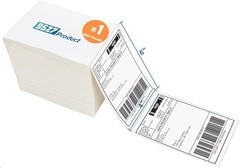 Pack of 500 Perforated 4×6 Direct Thermal Shipping Labels – Adhesive Utility