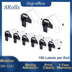 DK-1247 Shipping Label 4.07″ x 6.4″ Used with Brother QL Printers 180/R 8 Rolls