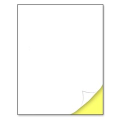 30 Sheets, Printable White Sticker Paper, Laser/Inkjet Printing – Matte, Letter
