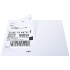 8.5″ x 5.5″ Shipping Labels Square Corner Self Adhesive 2 Per Sheet 50-2000Label