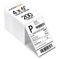 4×6 Fanfold Direct Thermal Shipping Labels for Zebra & Rollo any Printers
