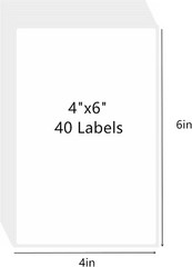 40 Removable Rectangle Labels for Jars, Containers, and Pantry Organization
