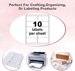10-UP Address Labels,/Address Mailing Labels 500 Sheets Shipping Sticker Labe…