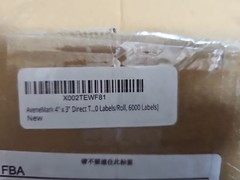 Avenemark 12 Roll 4×3 Direct Thermal Shipping Labels – 500 per roll – 6000 Label