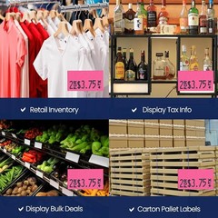 Fluorescent Pink Monarch 1131 Pricing Labels – 160k Labels