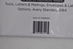 JAM! Paper & Envelope Rectangle Labels 3-1/3′ x 4″ 120 Labels Set 20 Sheets