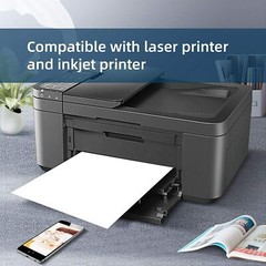 100 Full Sheet Shipping Mailing Labels 8.5 x 11 Blank Self Adhesive Laser InkJet