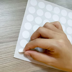 1050 3/4″ round Color Coding Circle Dot Labels Sticker, 15 Sheets, 0.75