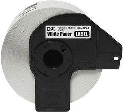 Genuine DK-1241 Die Cut White Labels, 4 X 6 Inch Individual Labels, Large Shippi