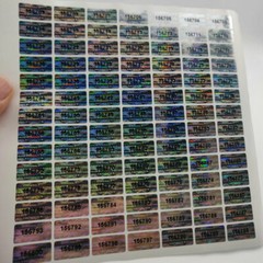 Warranty Void Sticker Tamper Proof Evident Label Hologram Security Serial Number